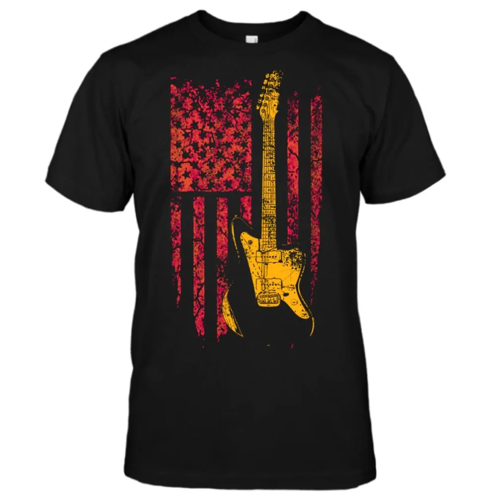 Americana J-Master Red/Orange Guitar T-Shirt