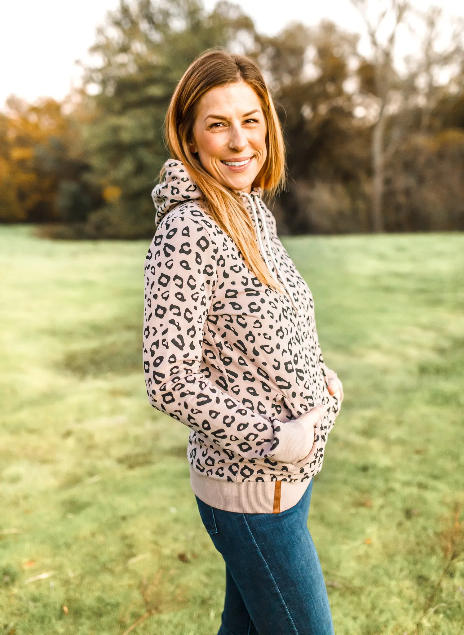 Ampersand Hoodie - Leopard