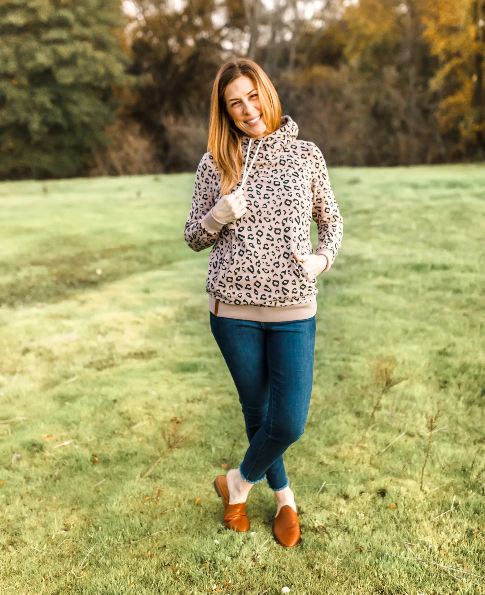 Ampersand Hoodie - Leopard
