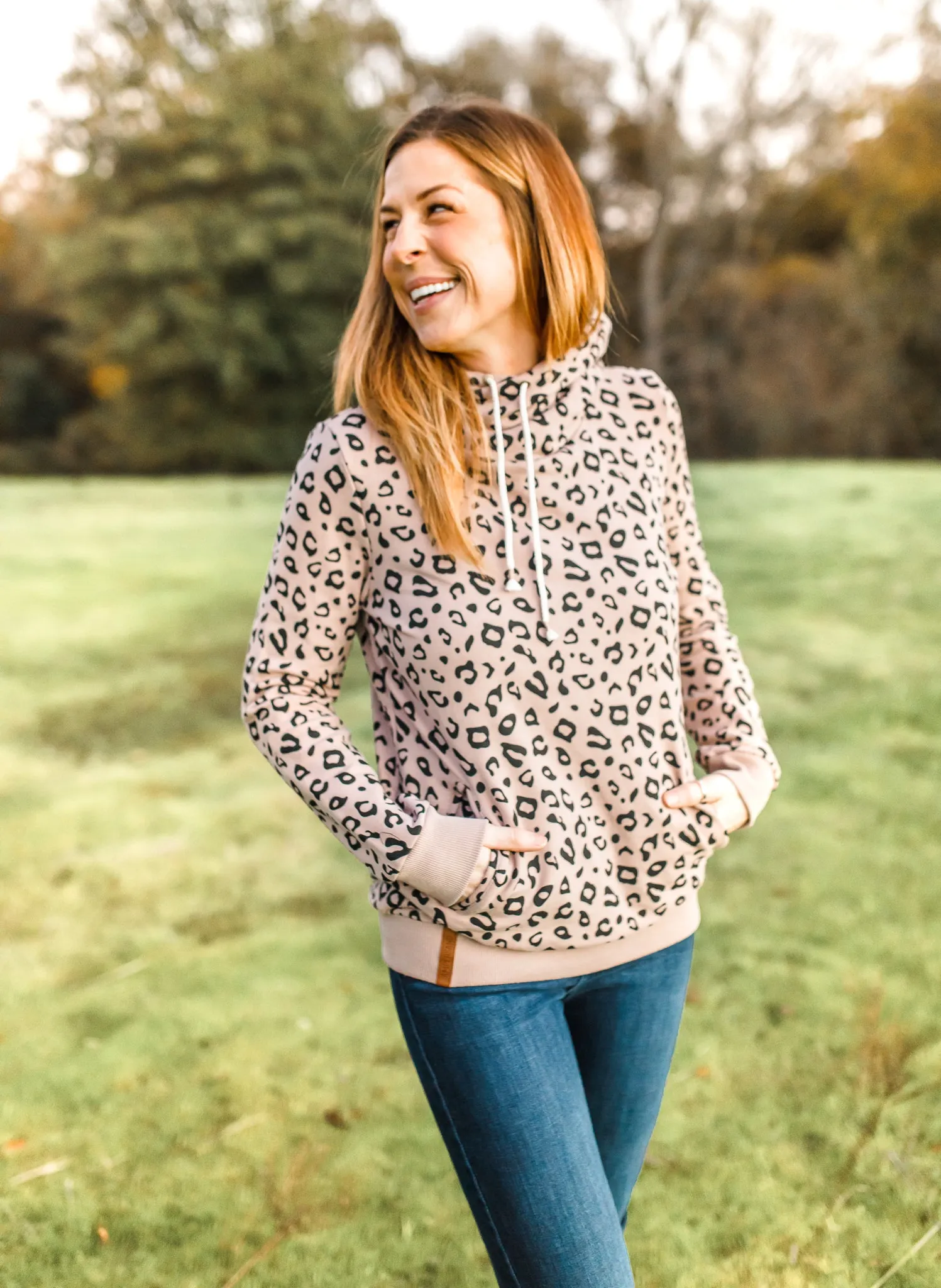 Ampersand Hoodie - Leopard