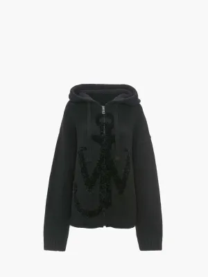 ANCHOR LOGO HOODIE WITH ZIP