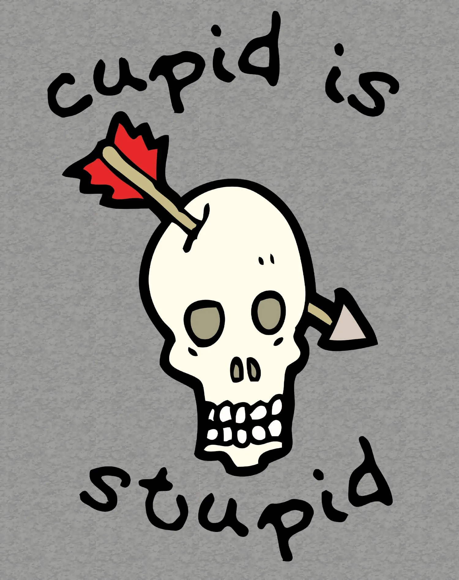Anti Valentine Cupid Is Stupid Women's T-shirt
