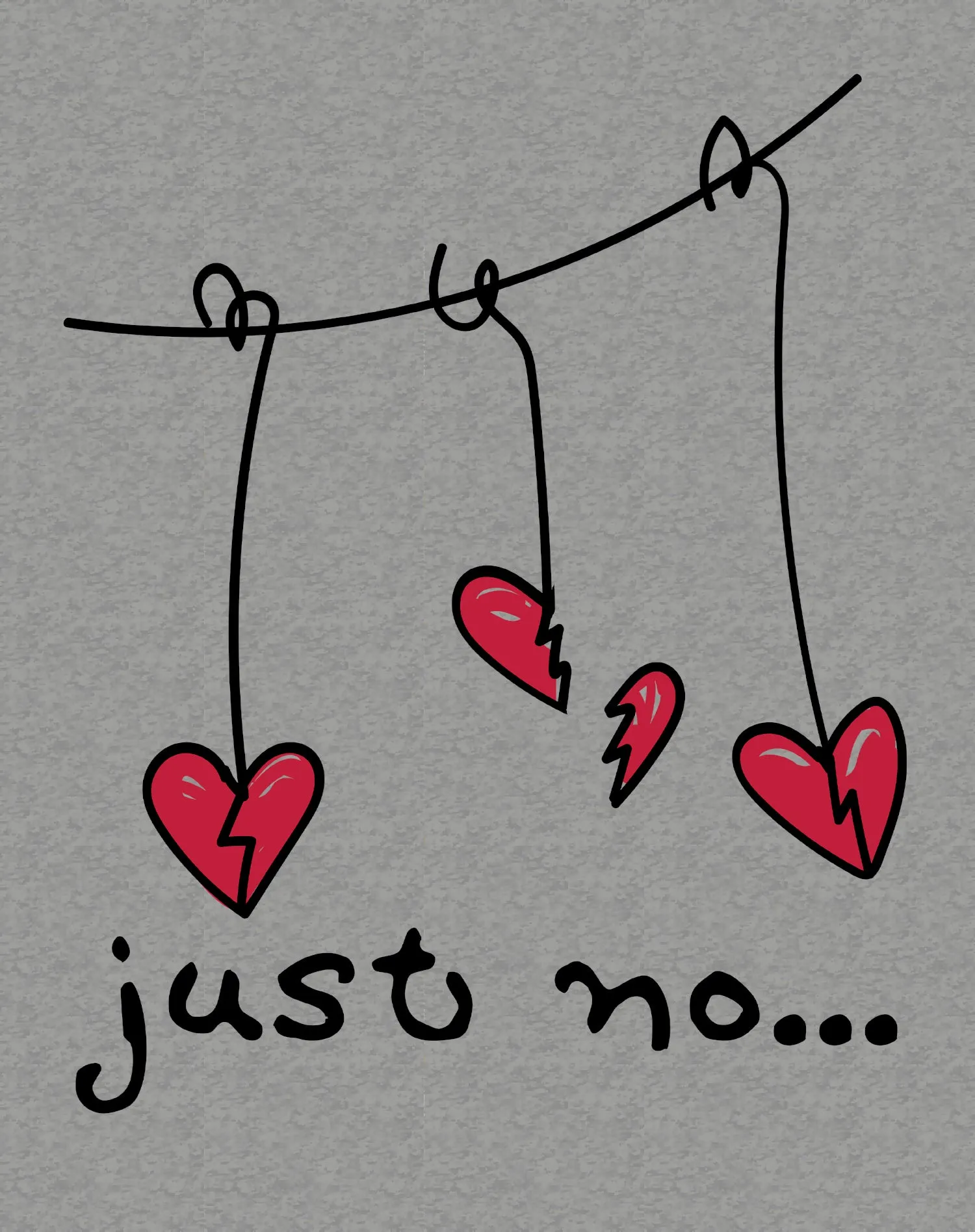 Anti Valentine Just No Women's T-shirt