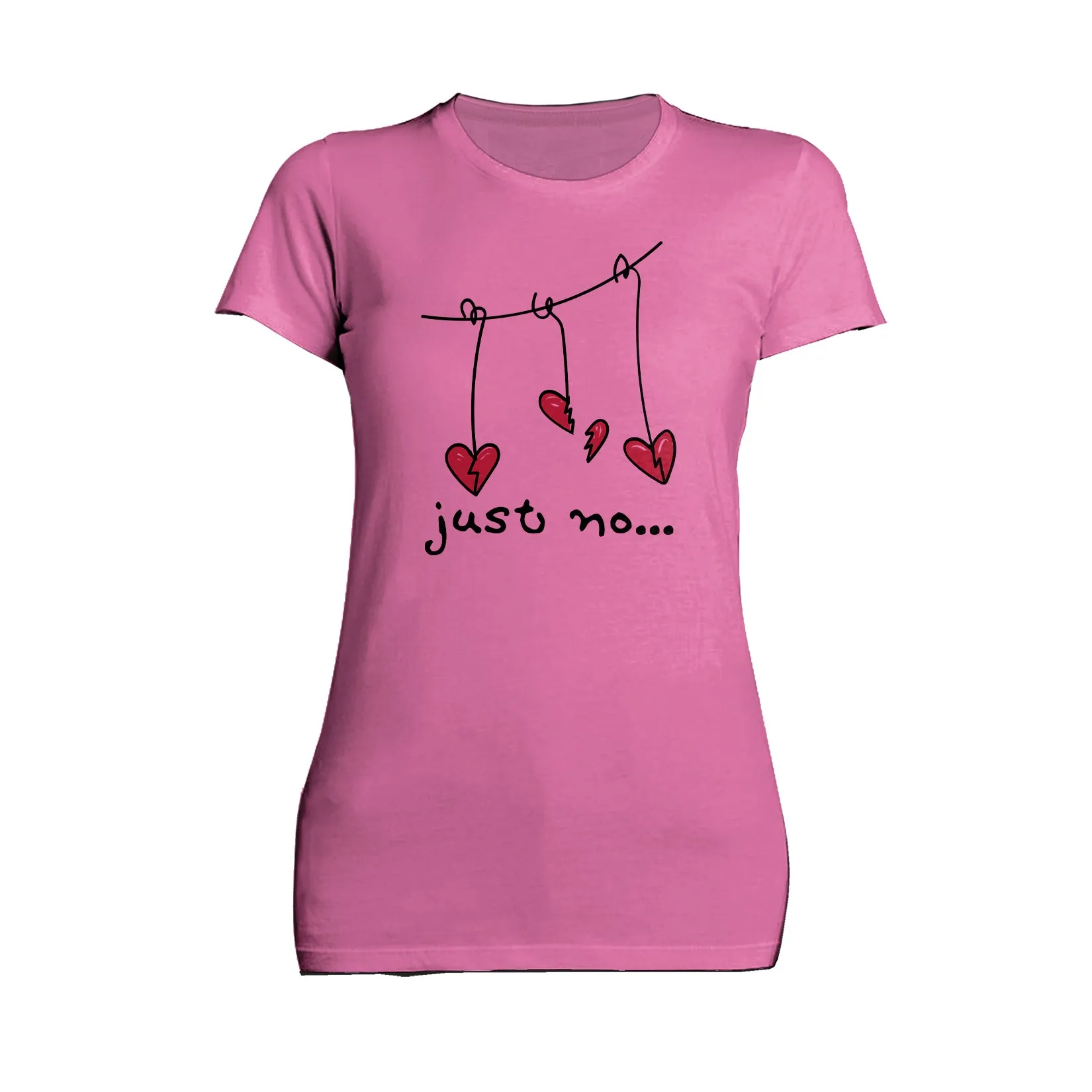 Anti Valentine Just No Women's T-shirt