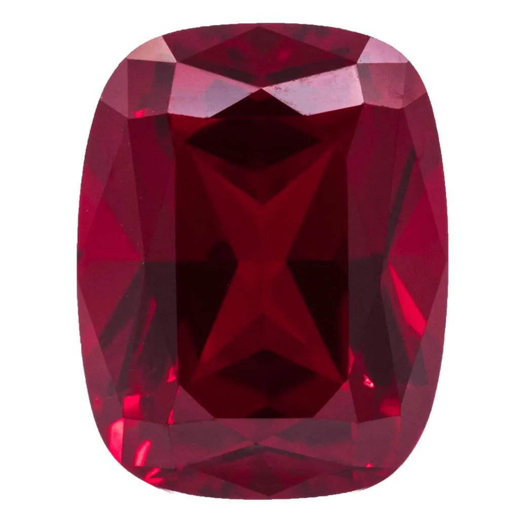 Antique Cushion Chatham Lab-Grown Ruby Gems