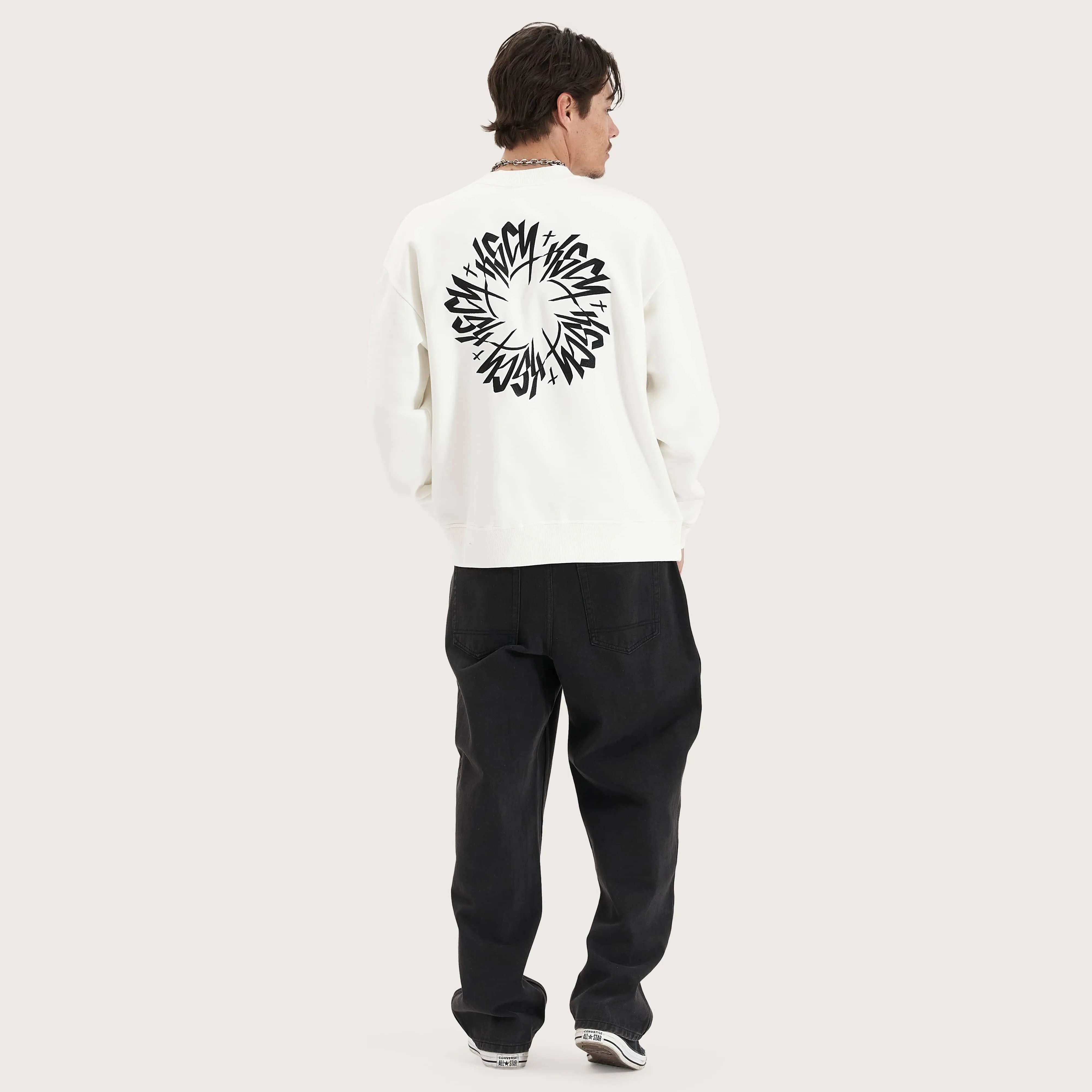 Arcane  Heavy Relaxed Jumper Natural White