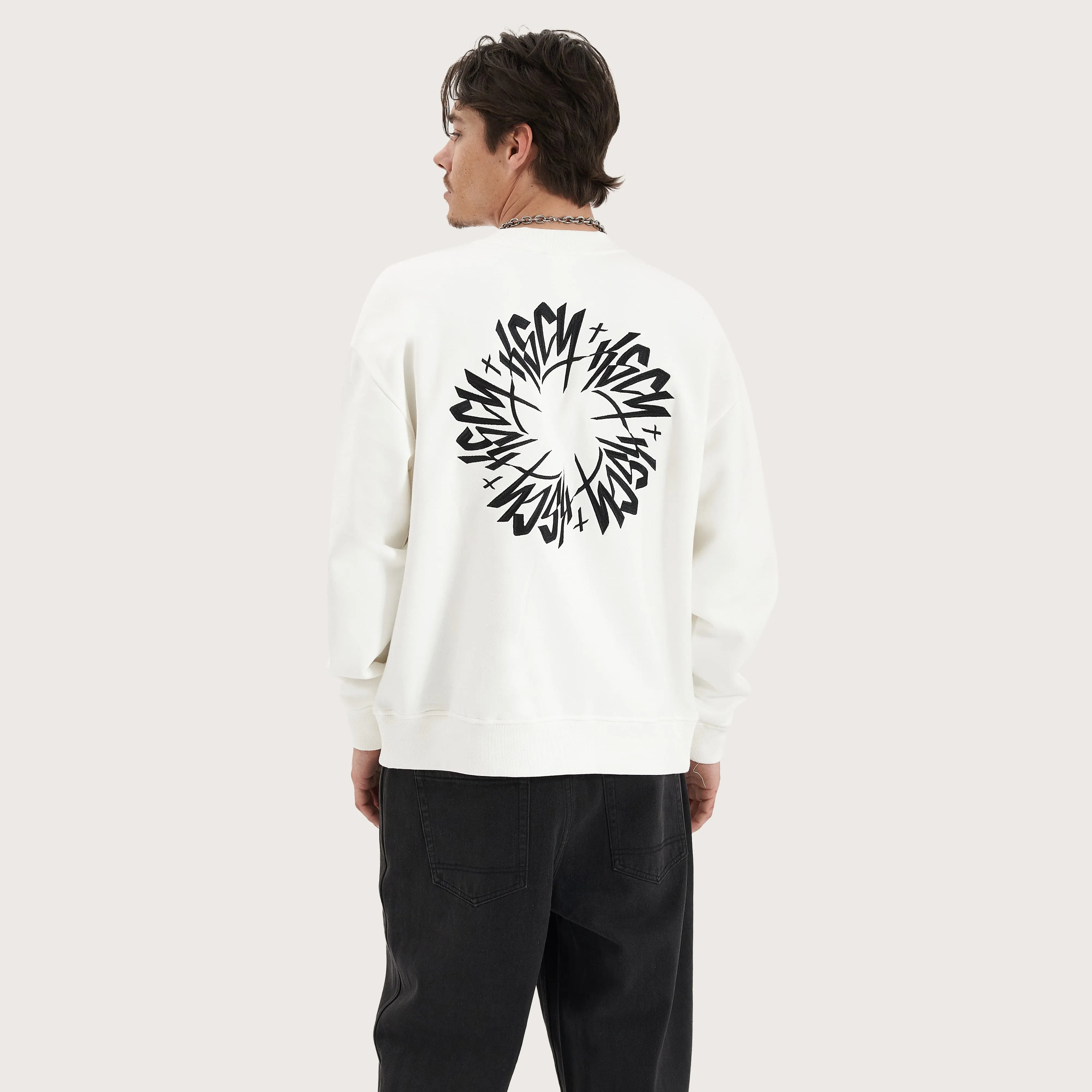 Arcane  Heavy Relaxed Jumper Natural White