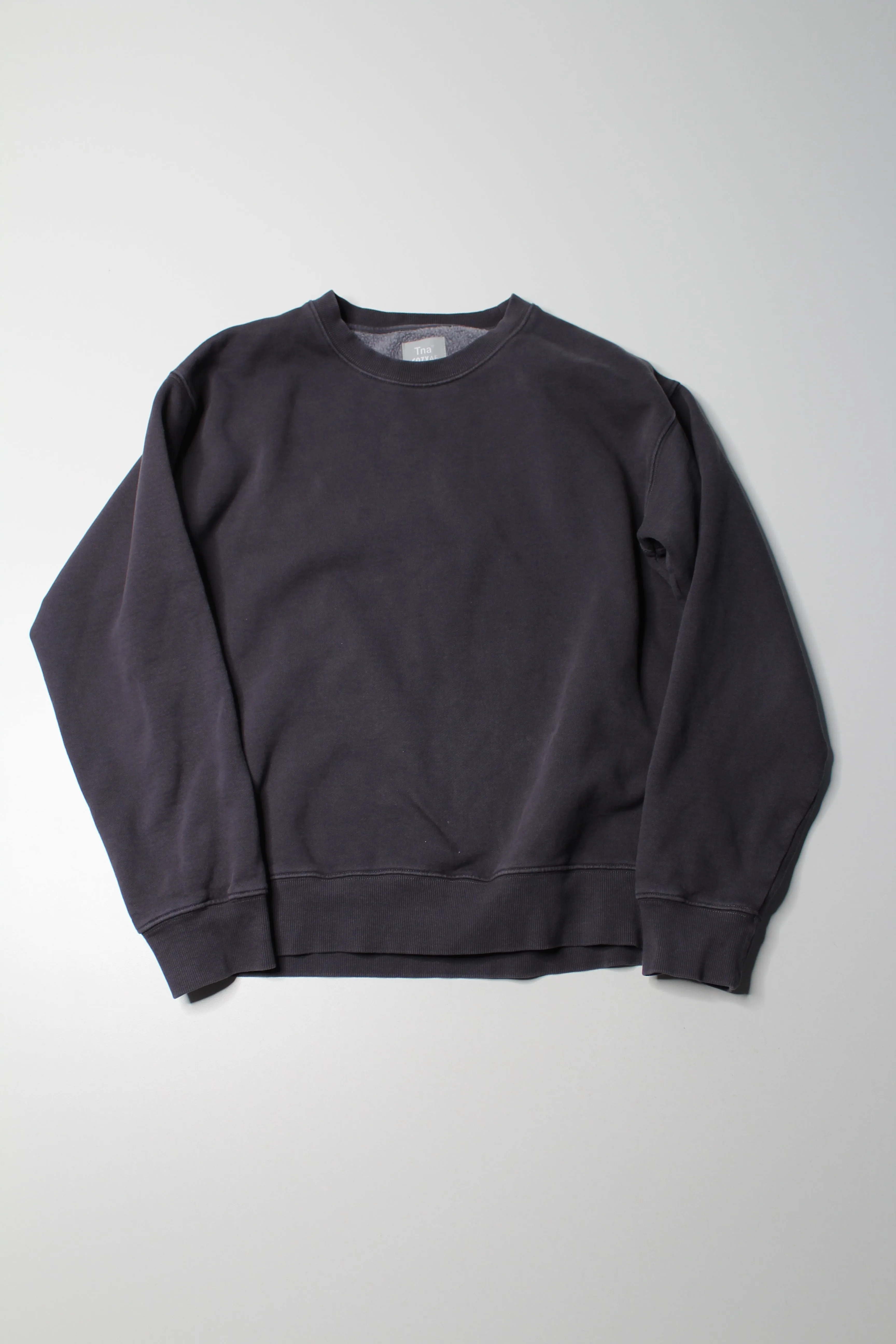 Aritzia TNA grey COZY AF fleece sweater, size small (matching jogger available )