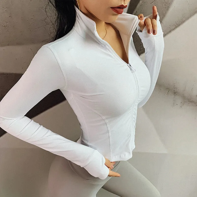 Autumn Sport Jacket Long Sleeve with Zipper