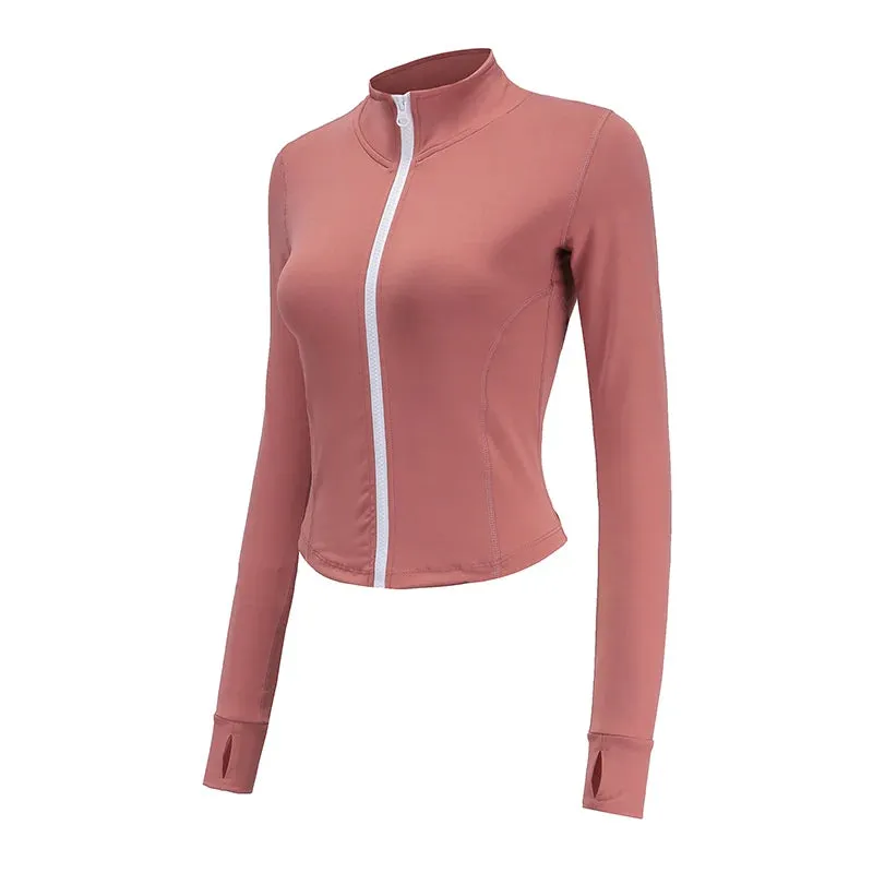 Autumn Sport Jacket Long Sleeve with Zipper
