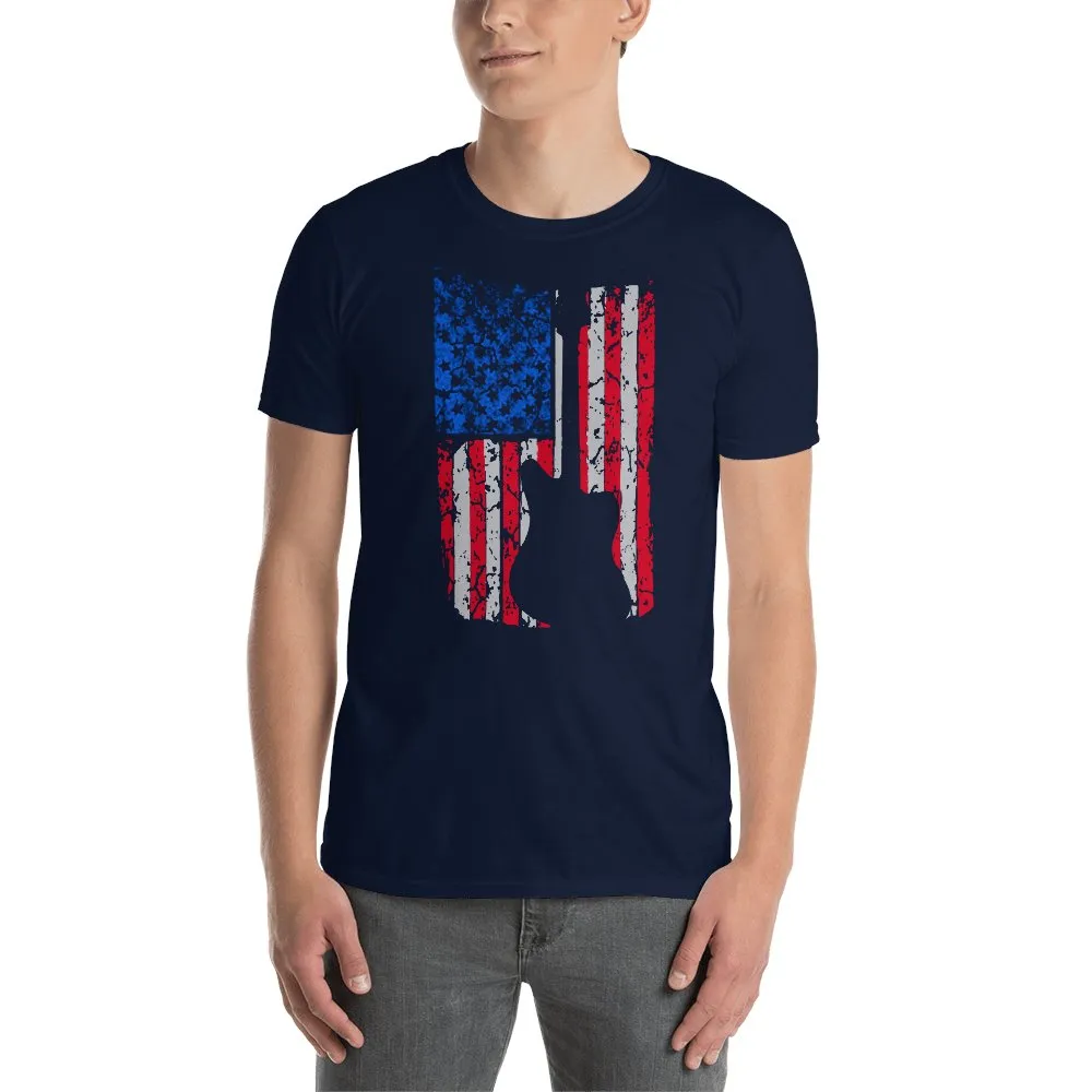 Axe Dr. "Old Glory J-Master" Guitar T-Shirt