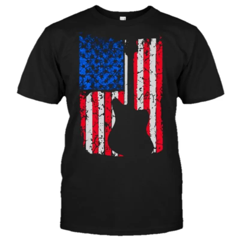 Axe Dr. "Old Glory J-Master" Guitar T-Shirt