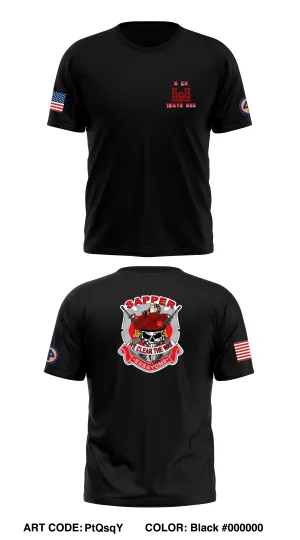 B Co, 104th BEB Store 1 Core Men's SS Performance Tee - PtQsqY
