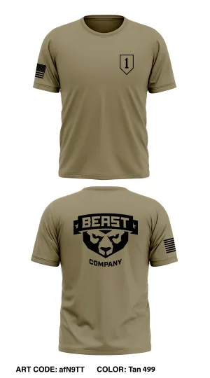 B Co, 1BEB , 1BDE , 1ID Store 1 Core Men's SS Performance Tee - afN9TT