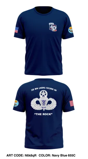 B Co, 2-503, 173rd ABN Store 1 Core Men's SS Performance Tee - N6k8qR