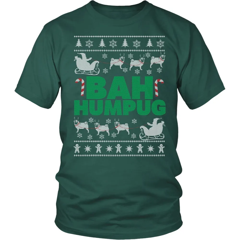 Bah HumPug Ugly Christmas Sweater Shirt