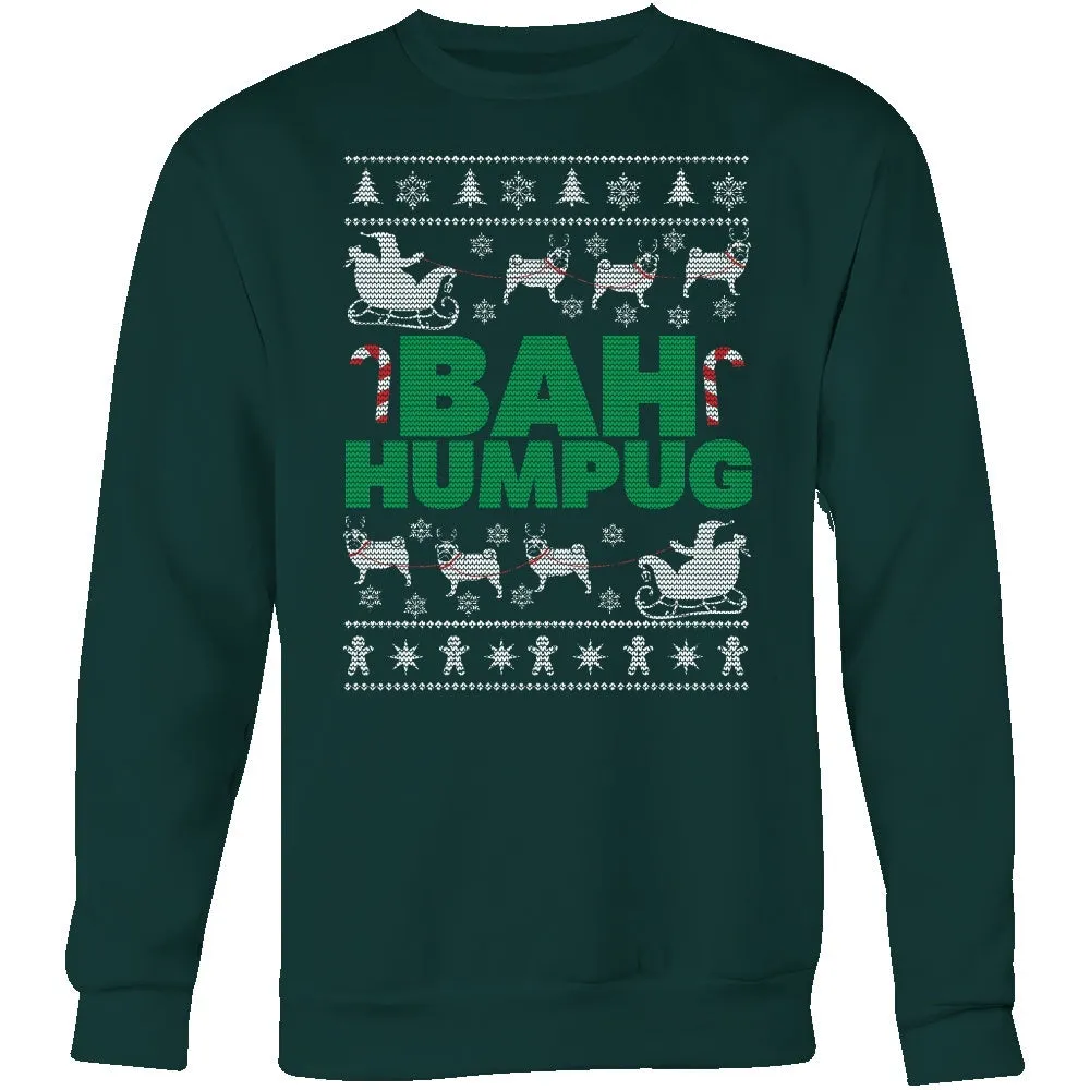 Bah HumPug Ugly Christmas Sweater Shirt
