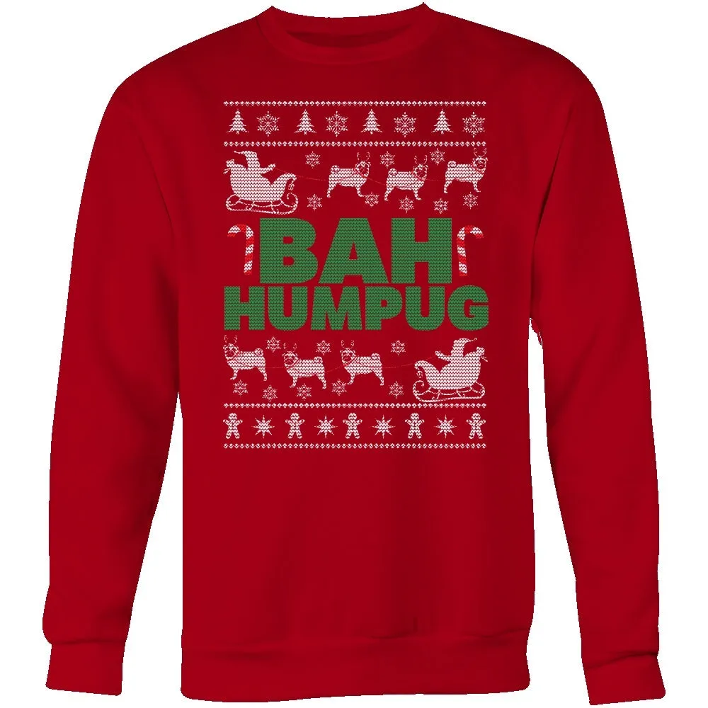 Bah HumPug Ugly Christmas Sweater Shirt