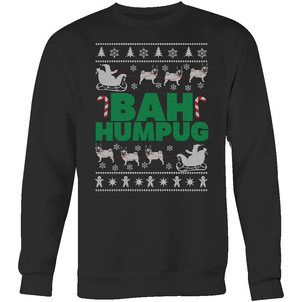 Bah HumPug Ugly Christmas Sweater Shirt