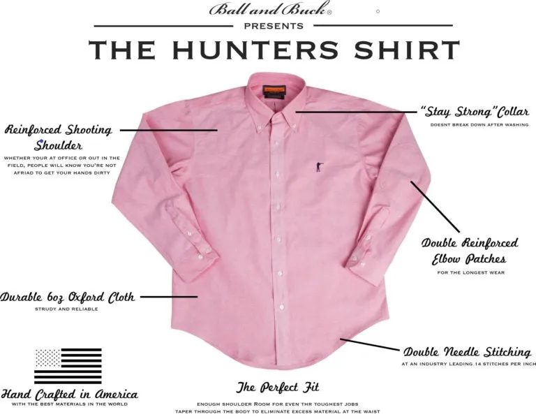 BALL AND BUCK Pine Plaid Premium Hunter's w Shirt Reinforced Shoulder Sz M NWT
