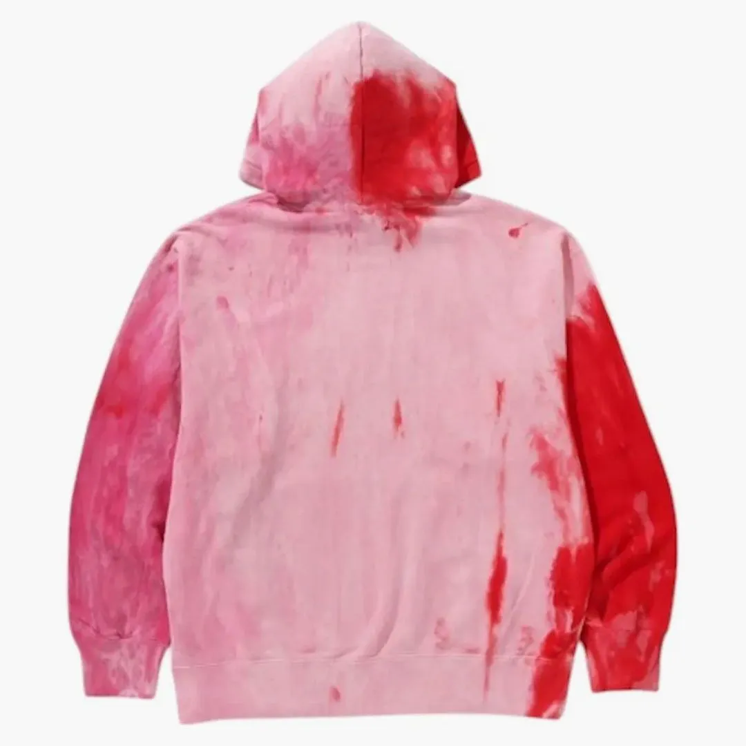 Bape Ice Dye Relaxed Fit Pullover Hoodie Pink