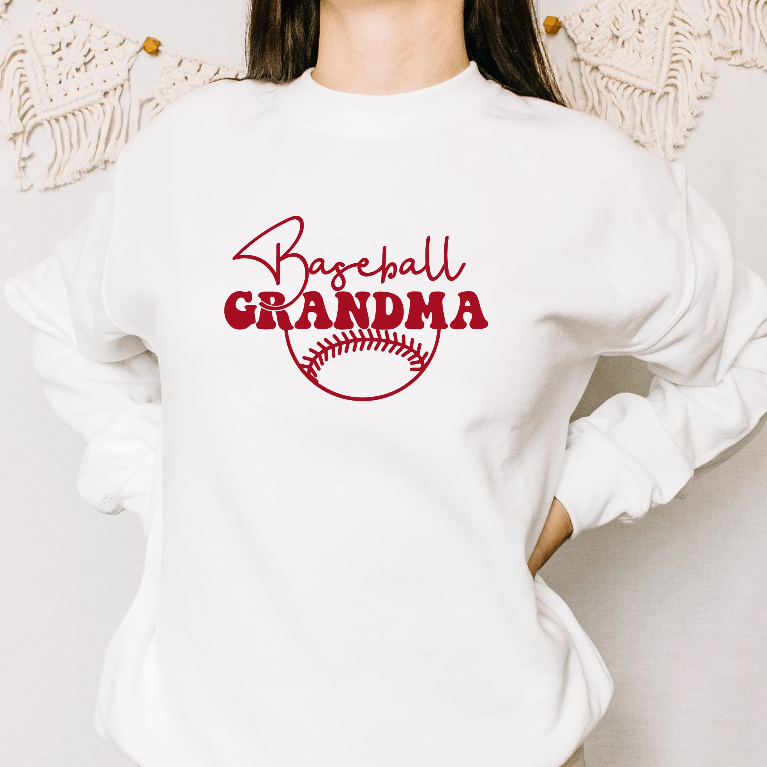 Baseball Grandma Shirt | Crew neck | V Neck| Sweatshirt | Hoodie | SEC Apparel 1