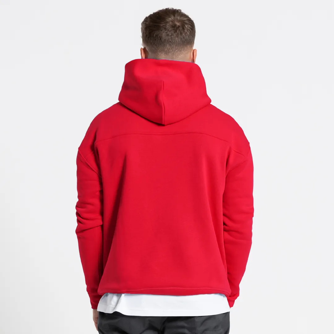 Bee Inspired Diallo Relaxed Hoodie Red