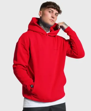 Bee Inspired Diallo Relaxed Hoodie Red
