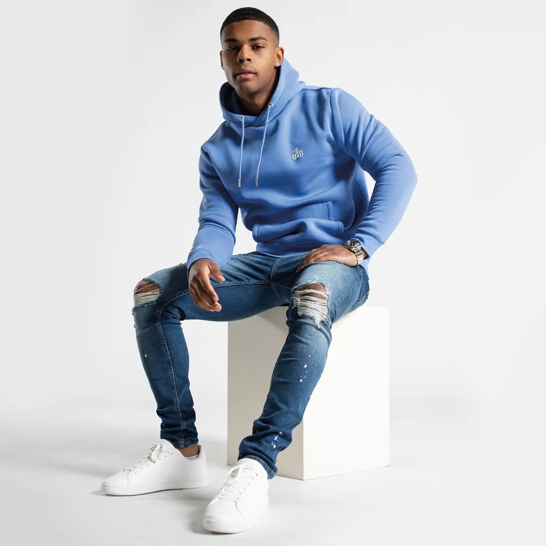 Bee Inspired Signature Hoodie Powder Blue