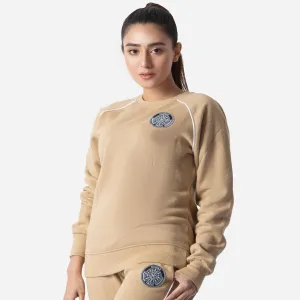 Beige Water Repellent Sweatshirt