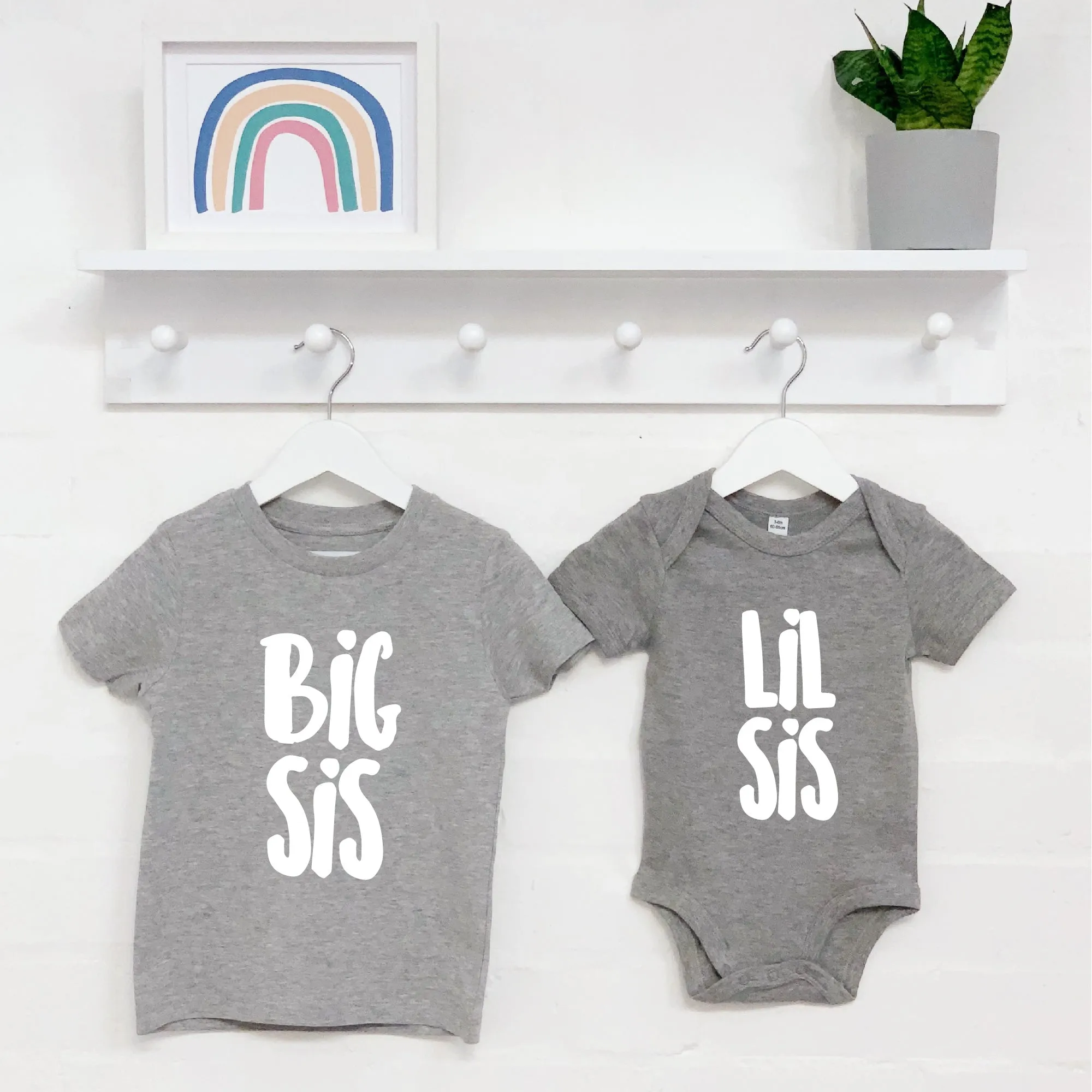 Big Bro Lil Bro / Big Sis Lil Sis Sibling Set
