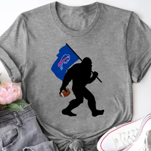 Bigfoot with Flag Shirt - BFLB