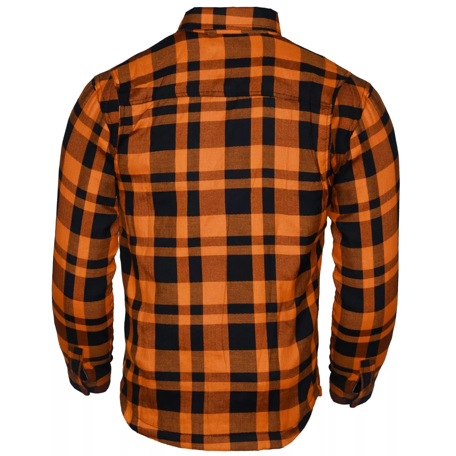 Bikers Gear Australia Exo Rider Lined with Kevlar Protective Motorcycle Shirt Orange
