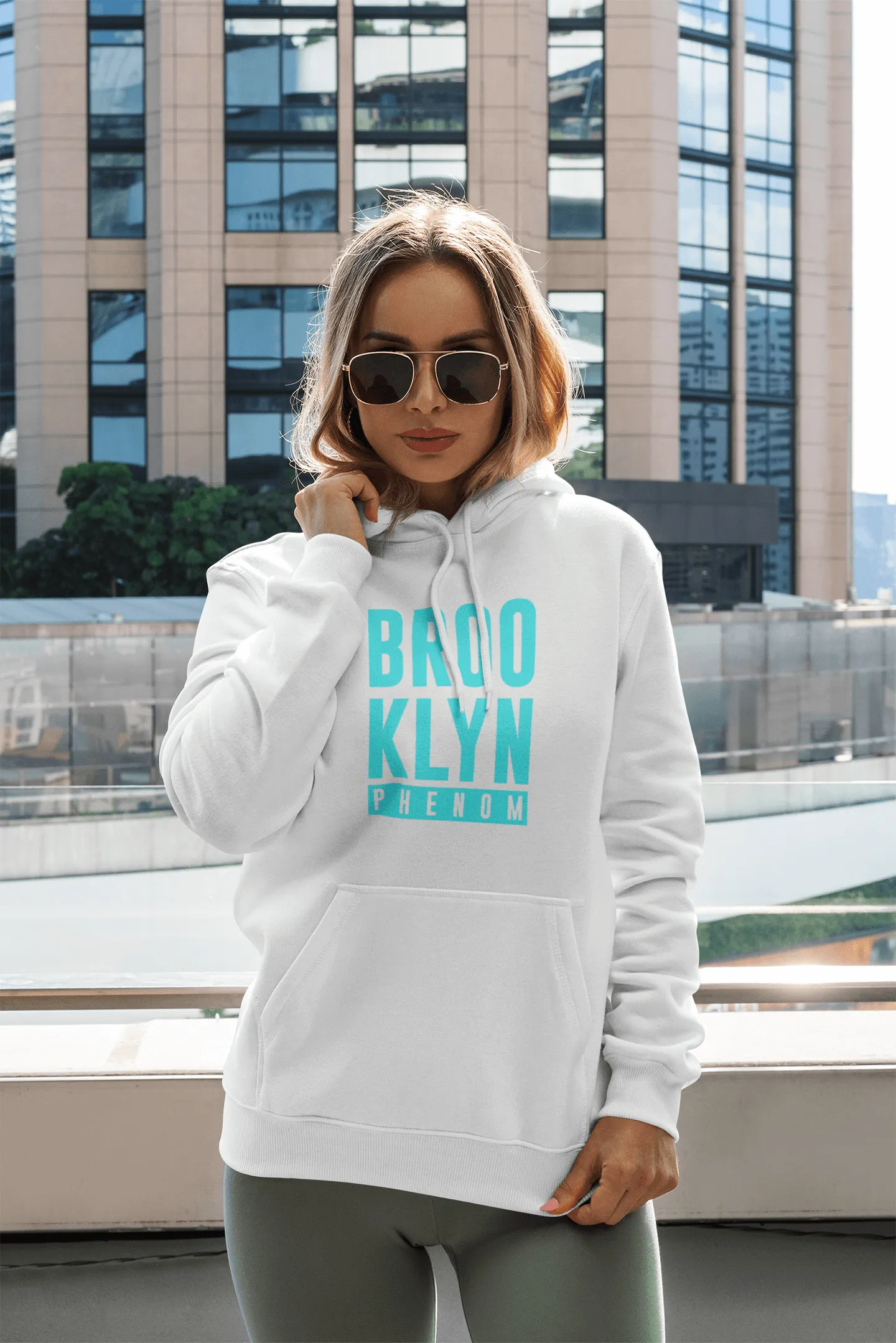 BK Phenom Neon Blue Women's Hoodie
