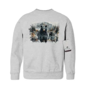 Black Bear Country Youth Western Sweatshirt