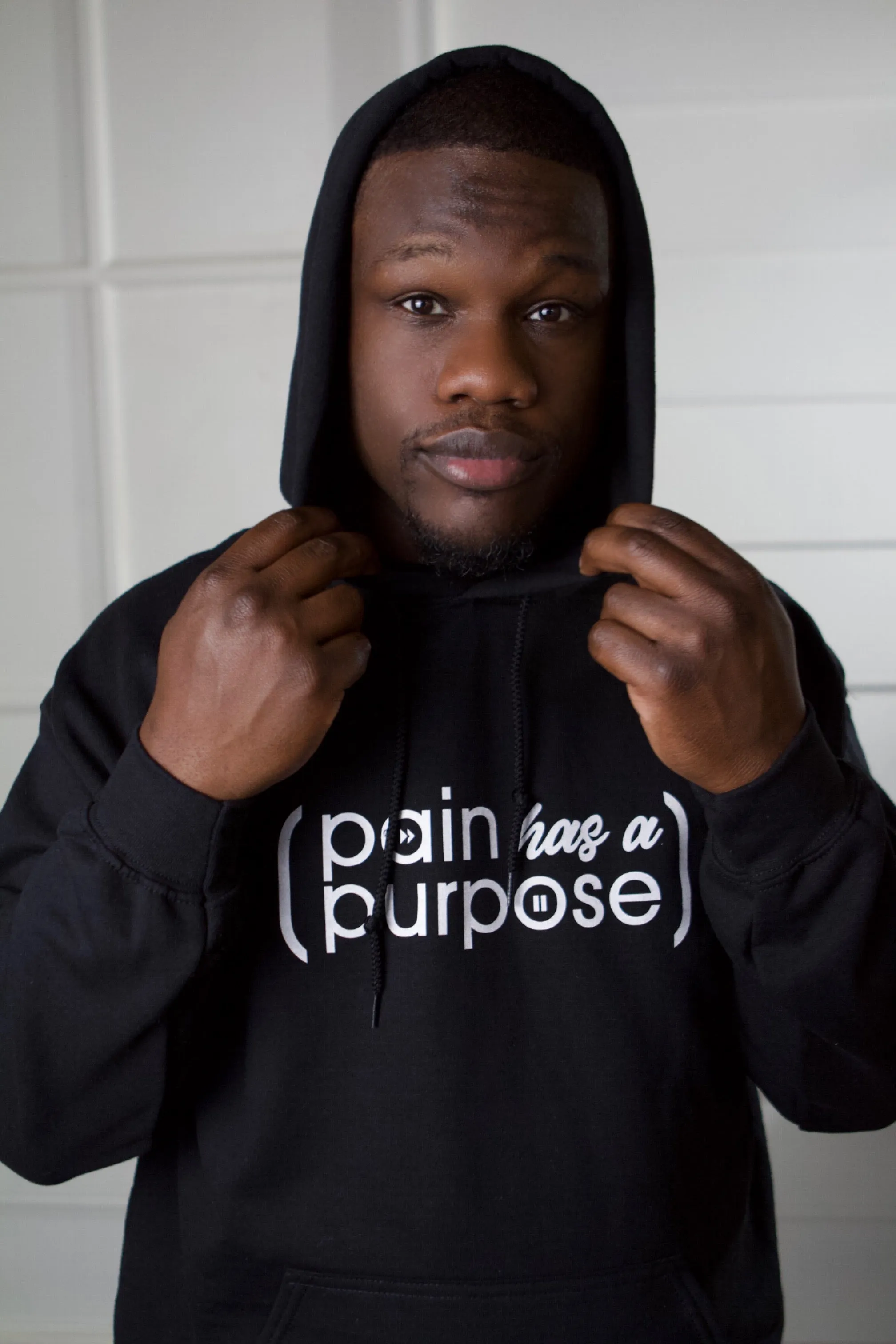Black Pain Has A Purpose Hoodie