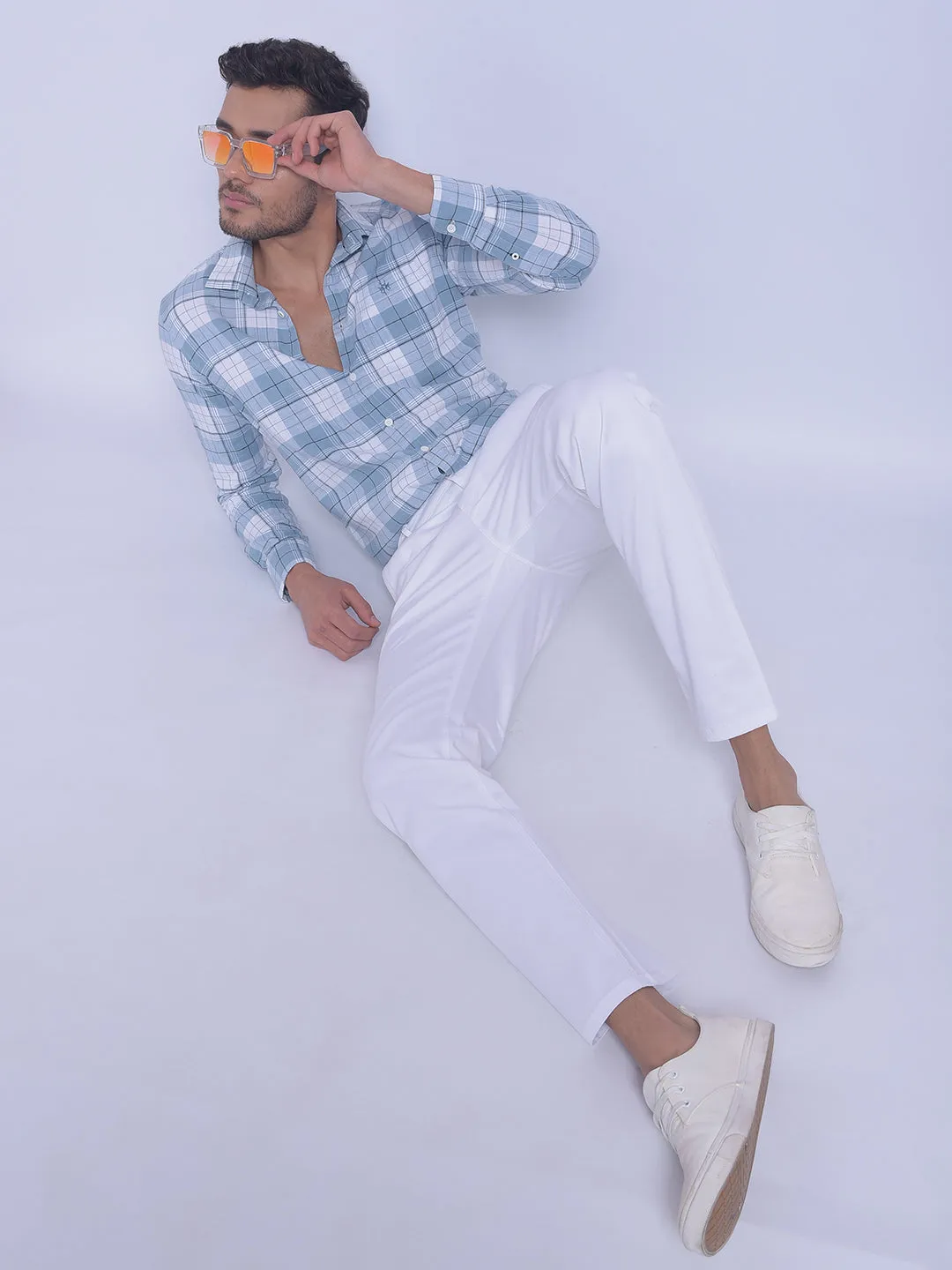 Blue Checked Shirt