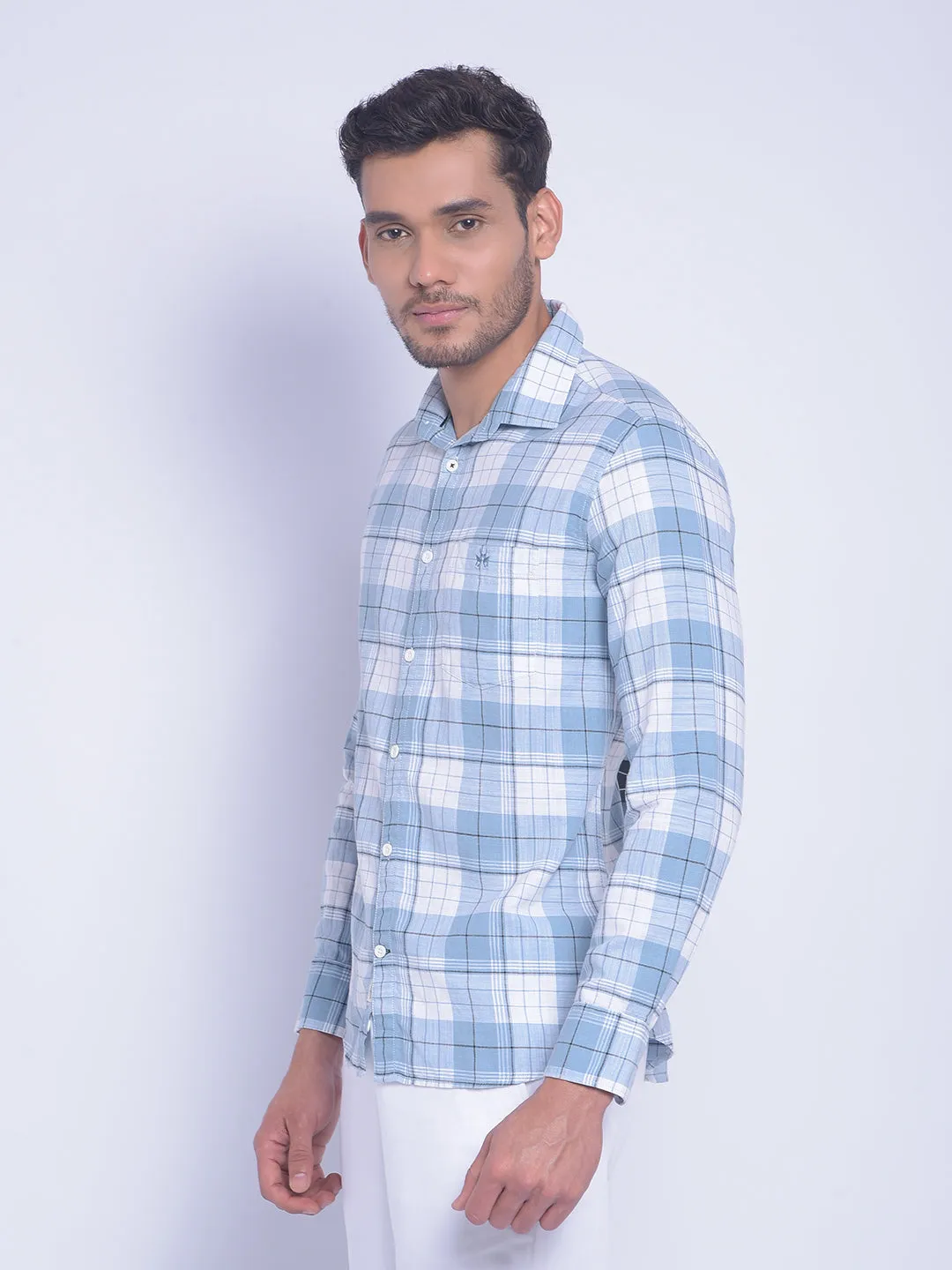 Blue Checked Shirt