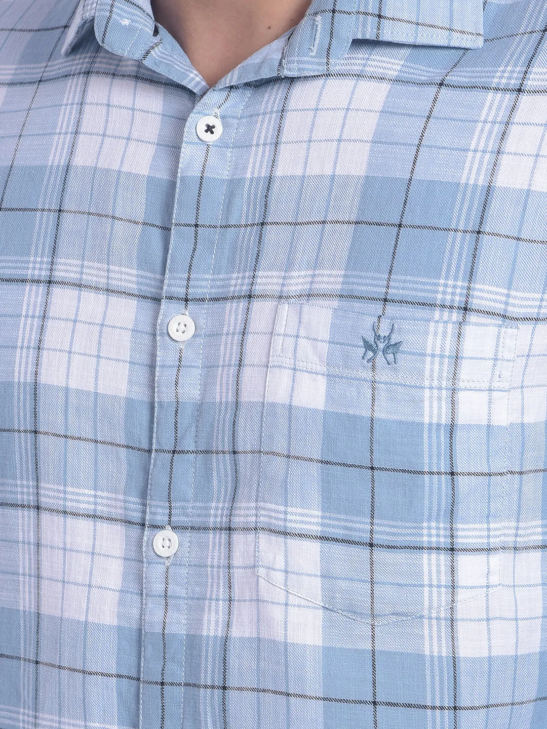 Blue Checked Shirt