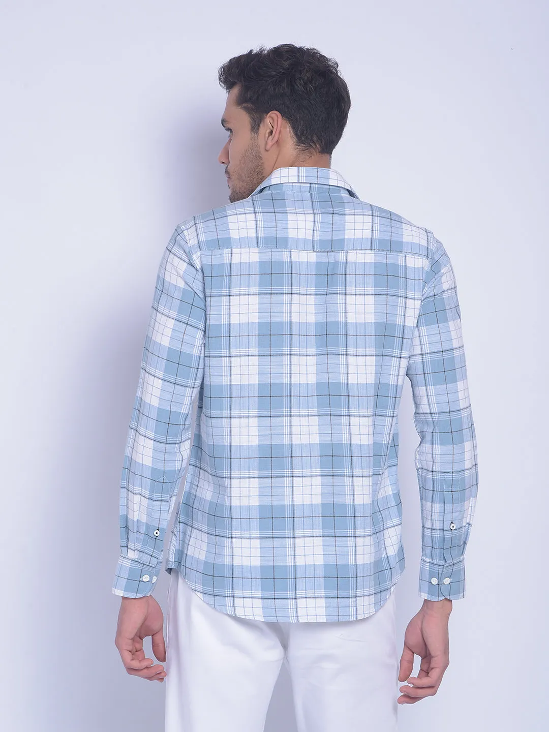 Blue Checked Shirt