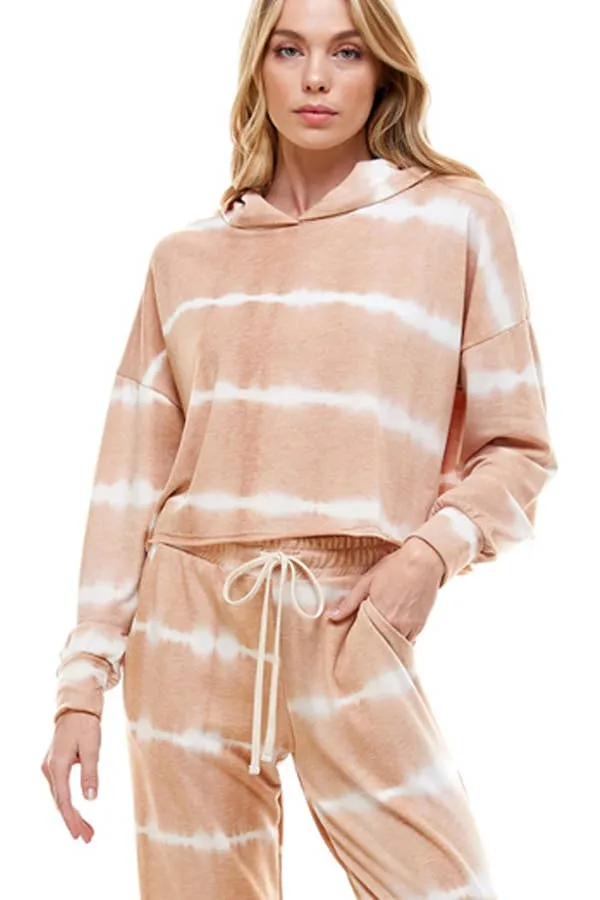 BOXY HOODIES TOP AND WIDE JOGGER - 1039SET