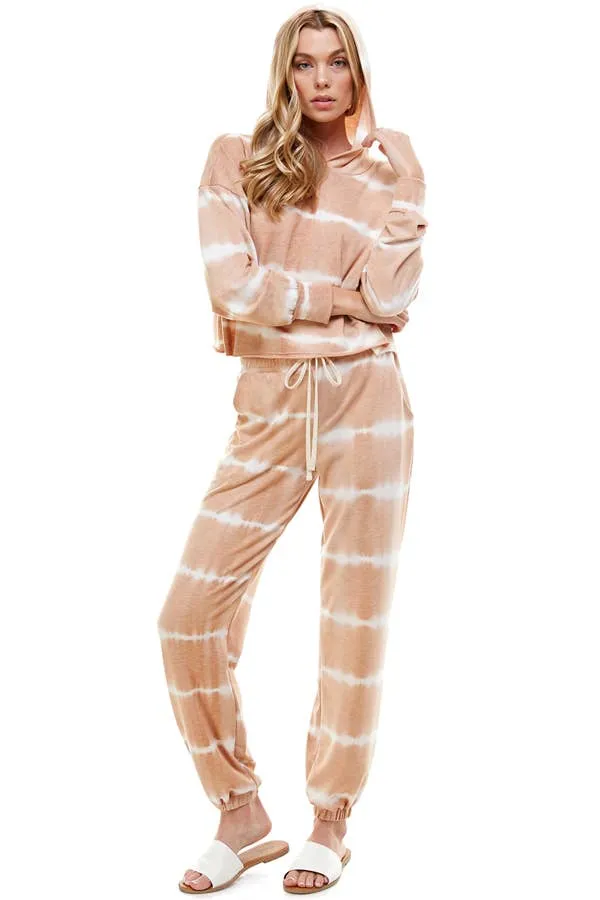 BOXY HOODIES TOP AND WIDE JOGGER - 1039SET