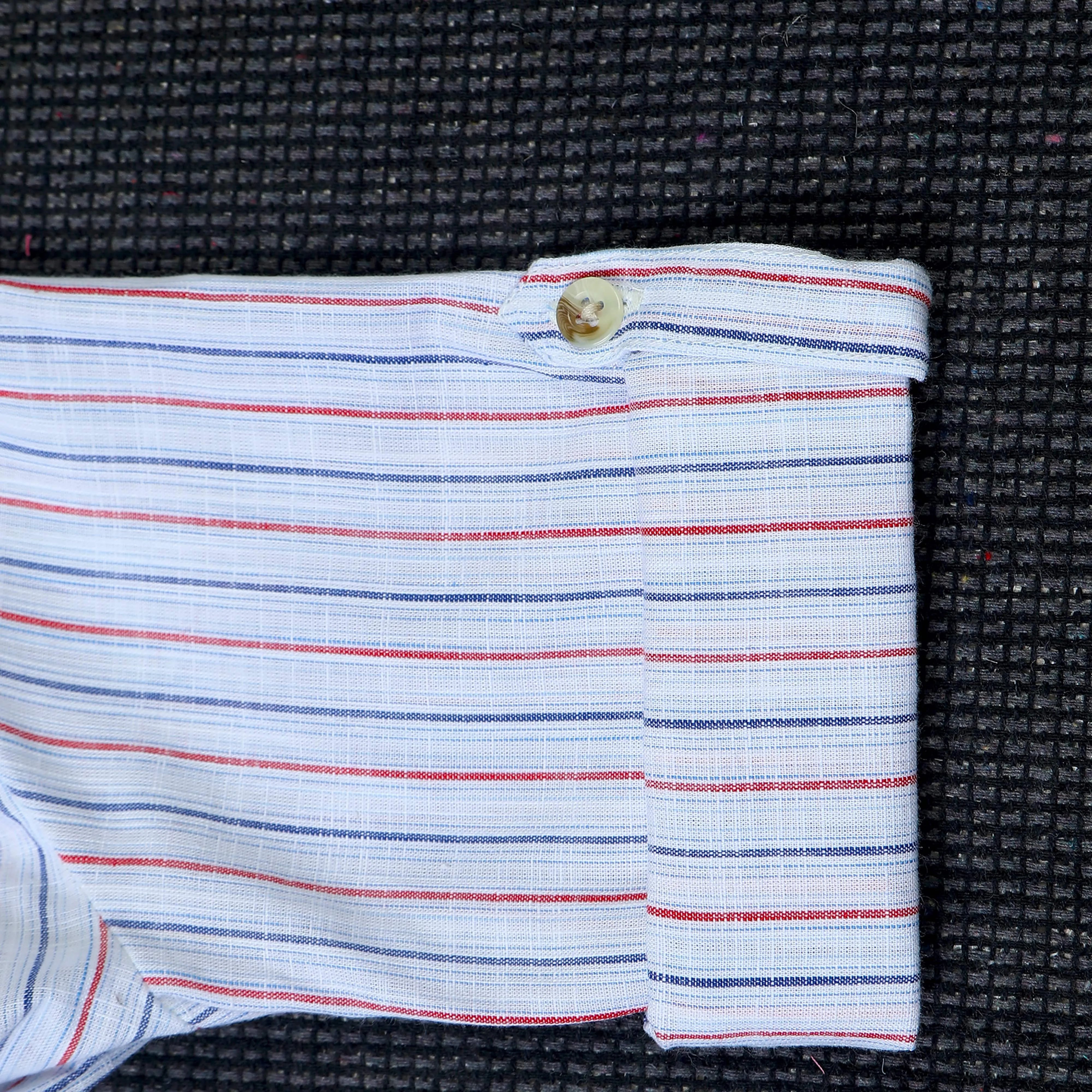 Boys Roll Up Sleeve Shirt Multi Stripes