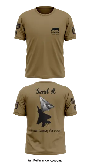 Bravo Company 2-325 Fist  Store 1 Core Men's SS Performance Tee - QaMuHD
