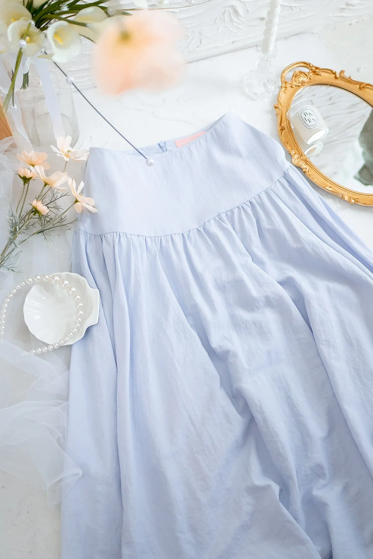 BRIA BUBBLE SKIRT IN WHITE