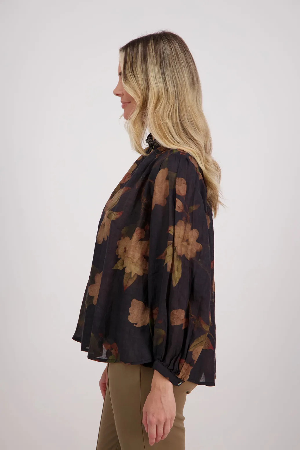 Briarwood Harper Top - Black Floral