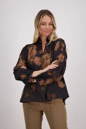 Briarwood Harper Top - Black Floral