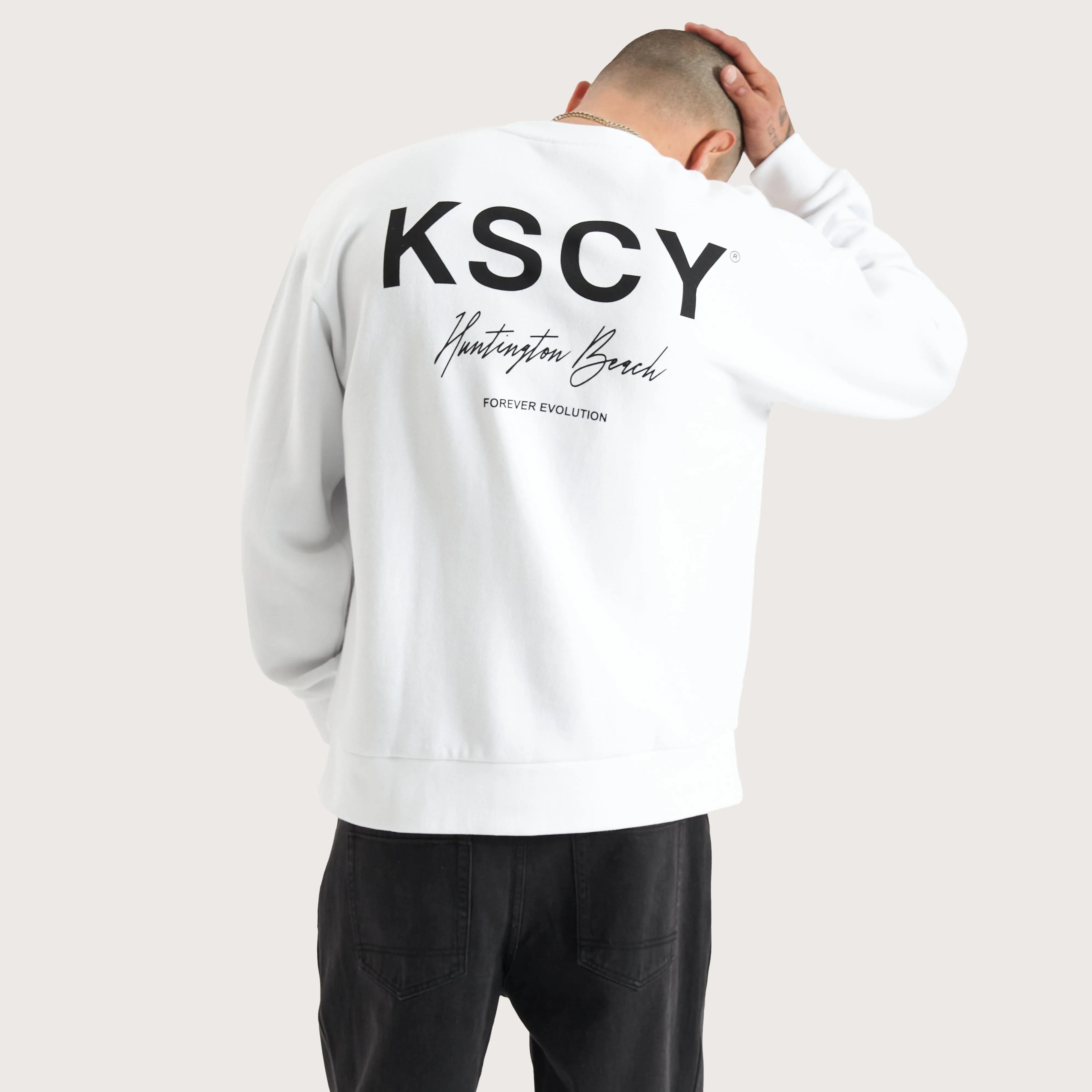 Brookhurst Relaxed Jumper Optical White