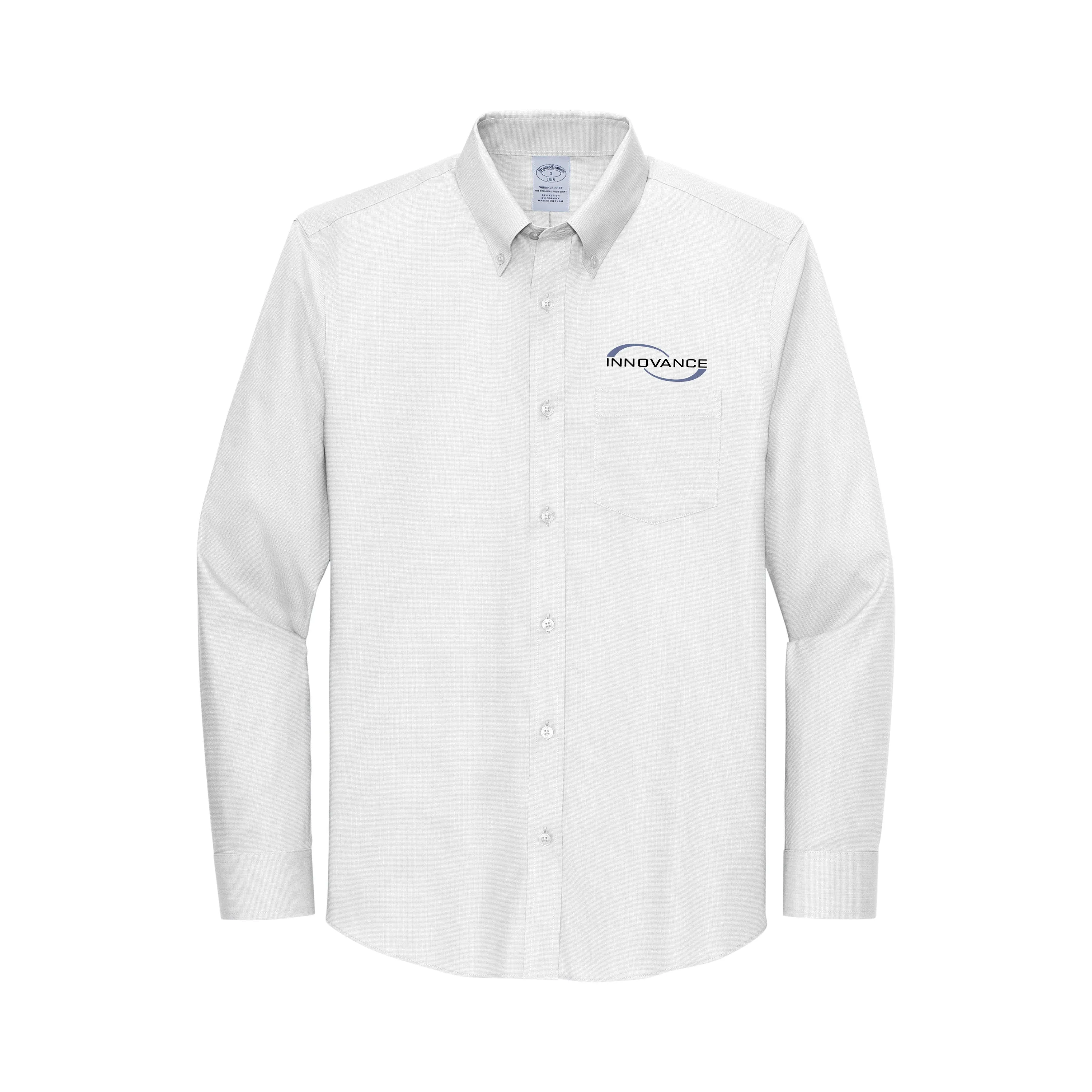 Brooks Brothers - Wrinkle-Free Stretch Nailhead Shirt. BB18002.