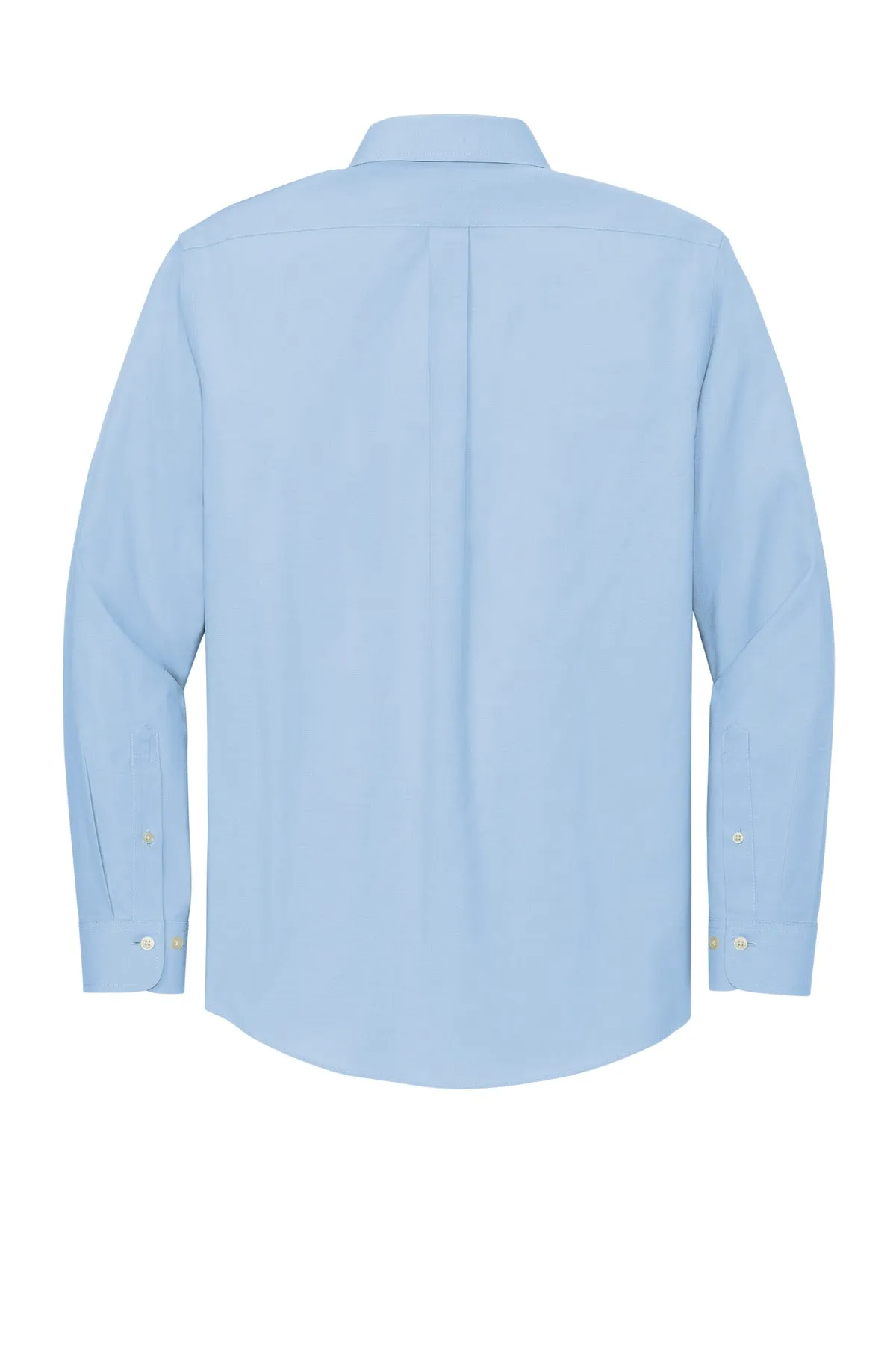 Brooks Brothers Wrinkle-Free Stretch Pinpoint Shirt BB18000 Newport Blue